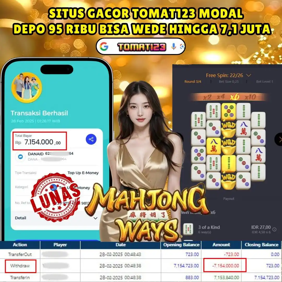 Image from Tempat cuan bareng: 🔥JACKPOT SENSATIONAL HANYA DI MAHJONG WAYS🔥 Selamat kepada : 🎮 Use...