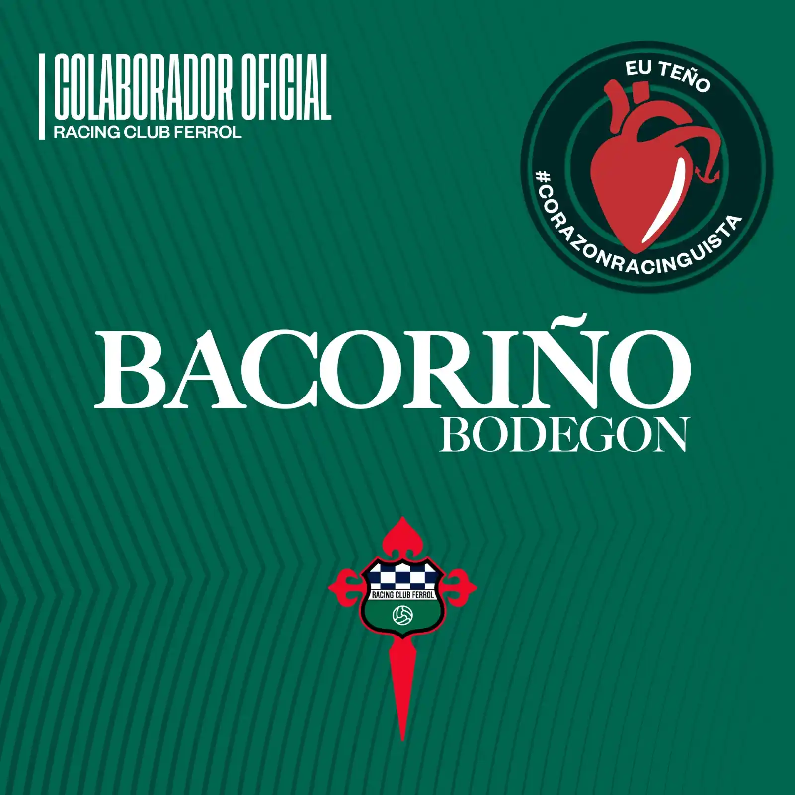 Image from Racing Club Ferrol: 💚 Bodegón Bacoriño súmase ás empresas con <a class="text-blue-500 hov...