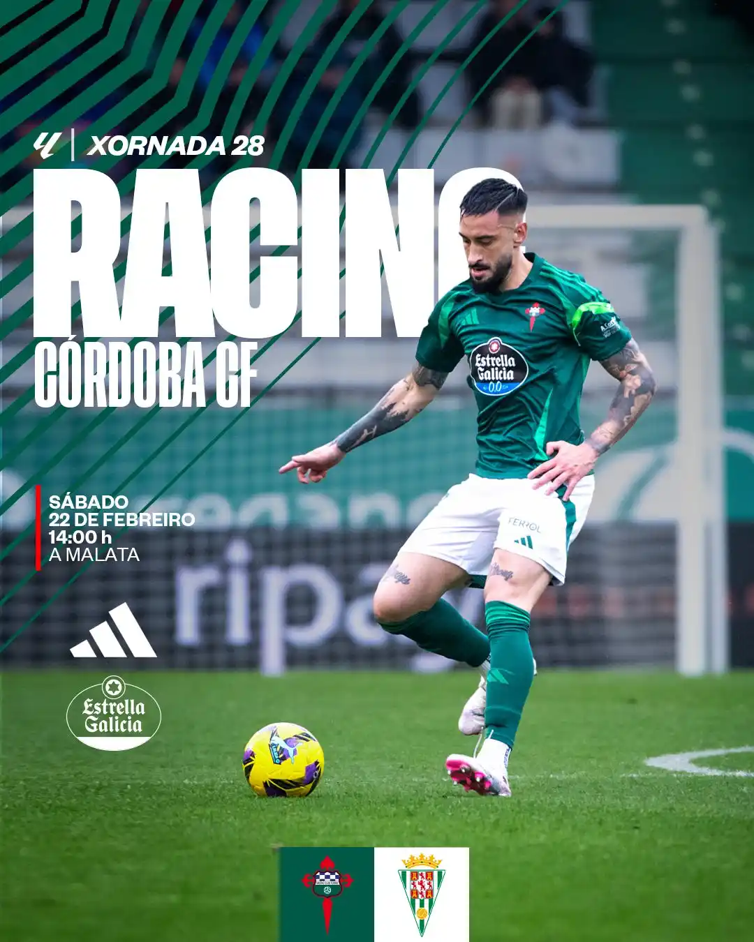 Image from Racing Club Ferrol: ⚽️ DÍA DE PARTIDO ⚽️ A por eles, adiante! ⚓️🔥💪🏼 <a class="text-bl...