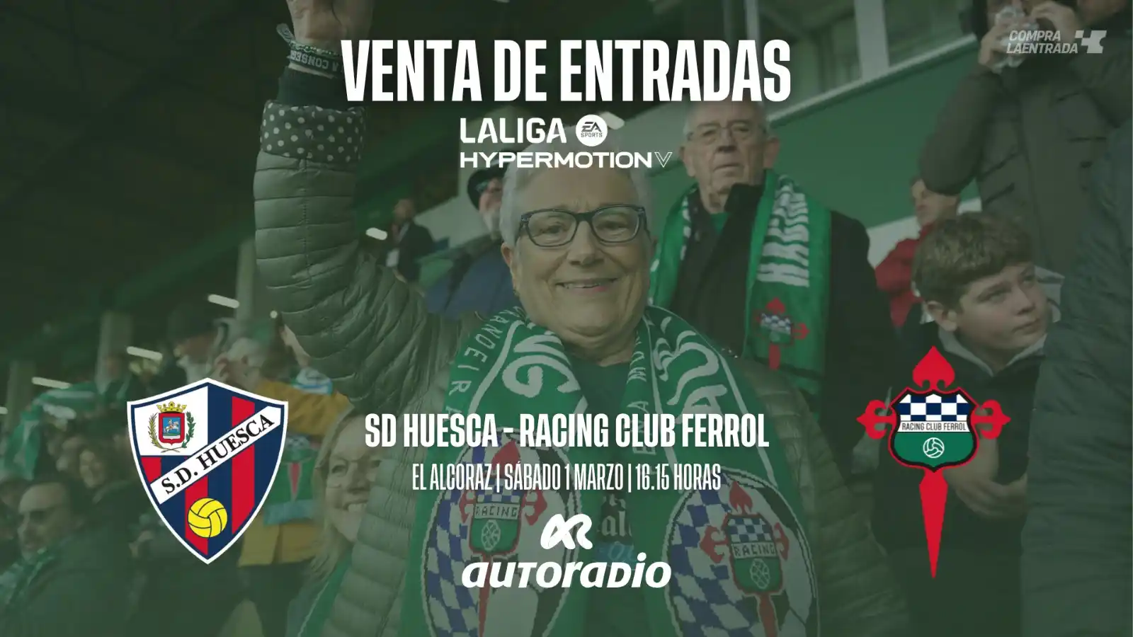 Image from Racing Club Ferrol: 🎟 ENTRADAS | Abrimos a venda de entradas para o partido do sábado en ...