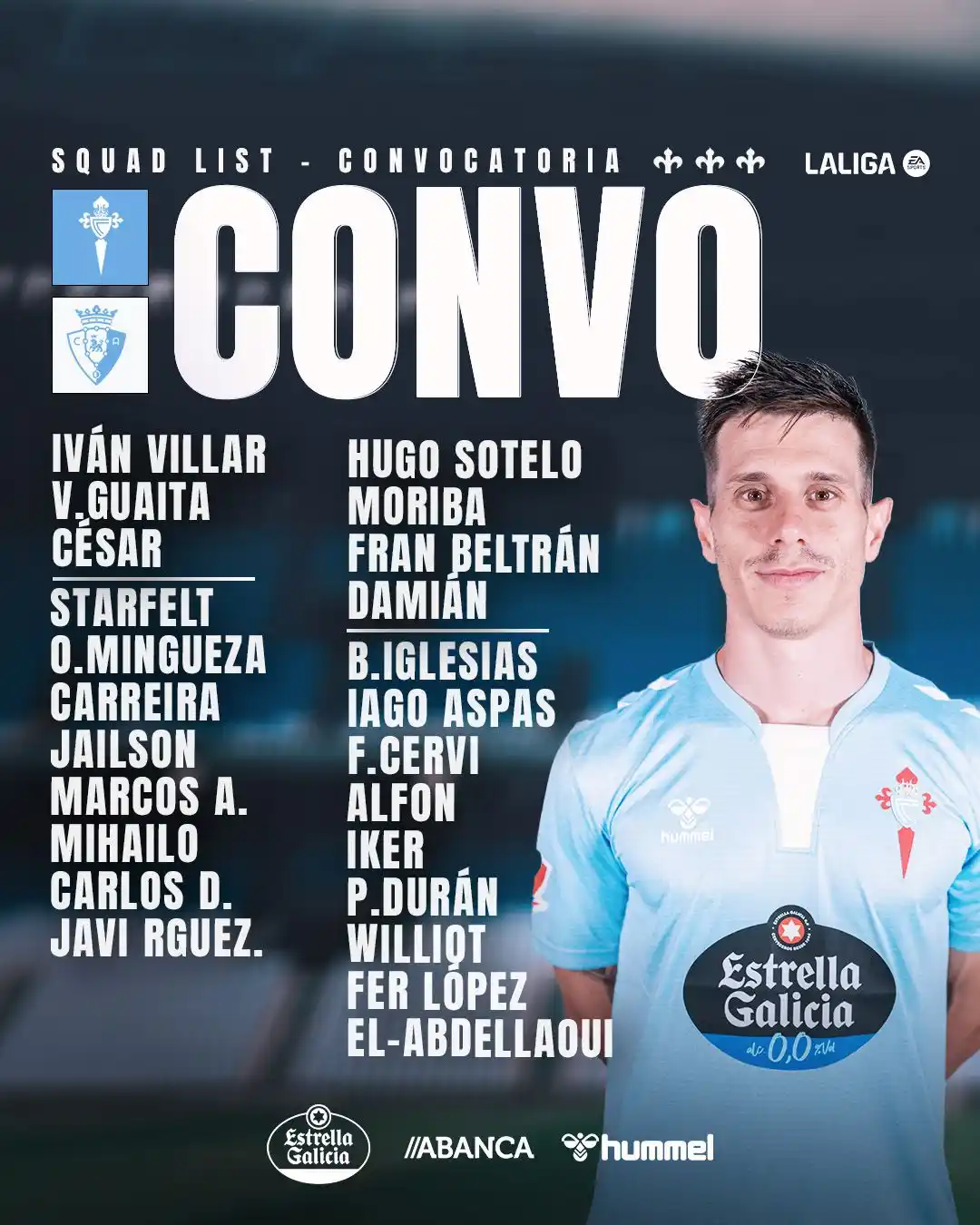 Image from RC Celta: 👥 𝗖𝗢𝗡𝗩𝗢𝗖𝗔𝗧𝗢𝗥𝗜𝗔 ⋄ <a class="text-blue-500 hover:underline ...