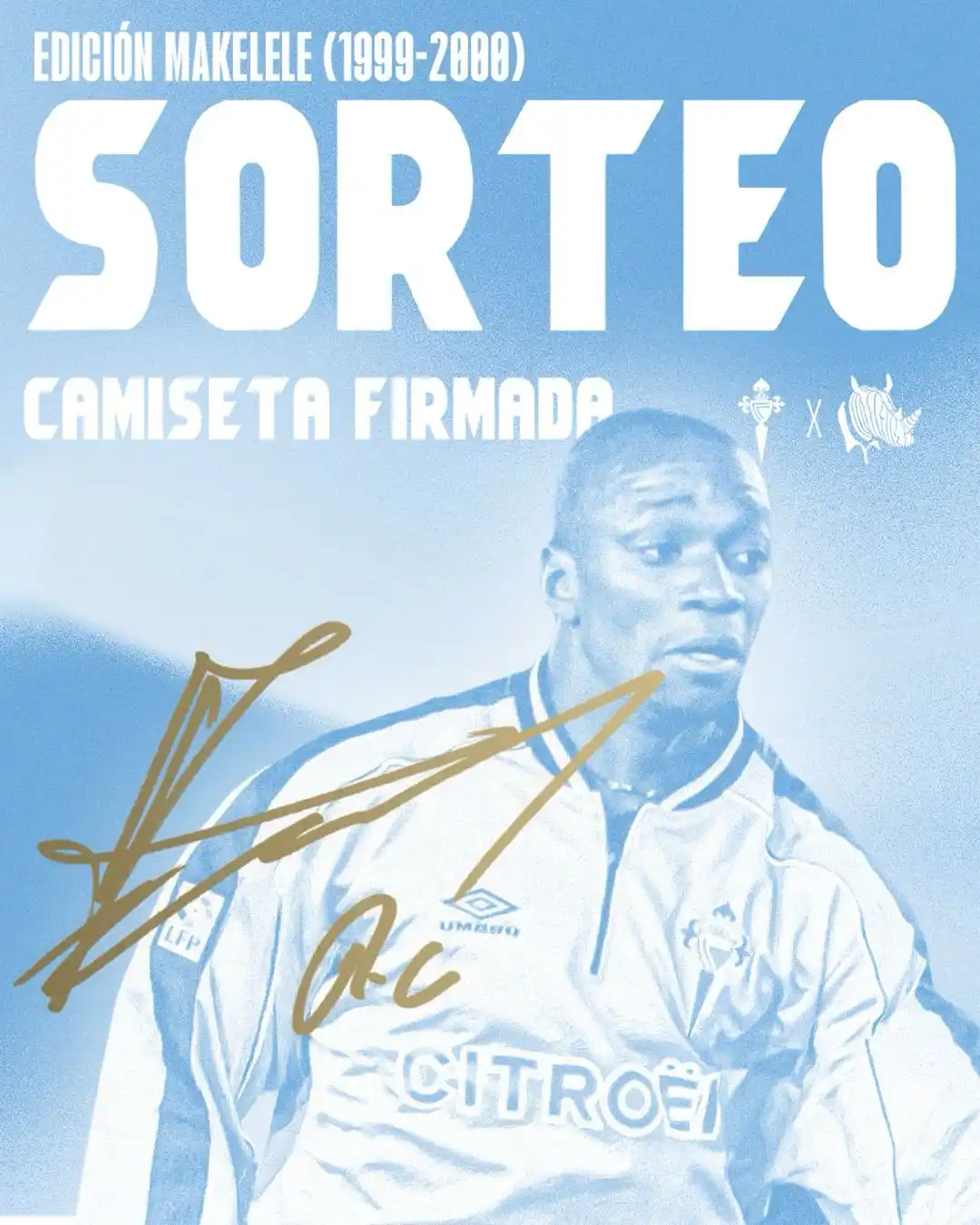Image from RC Celta: *SORTEO* ‼️🇫🇷 ¿Quieres la 𝟐𝟑 de Claude Makélélé?  Último día para ...