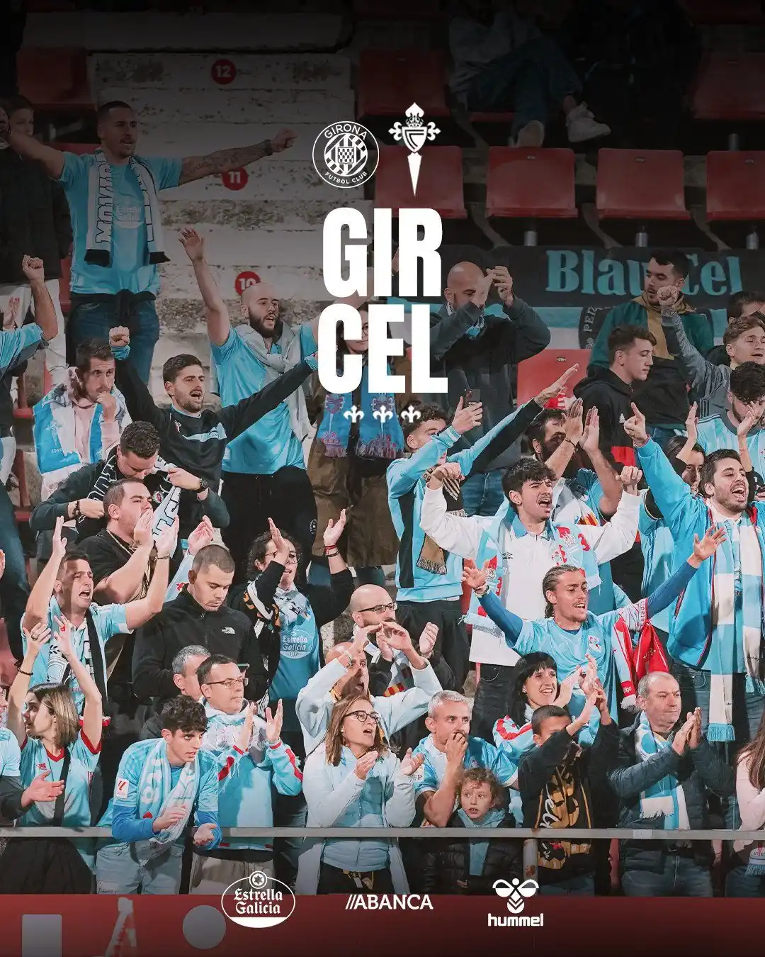 Image from RC Celta: Hoxe xoga o noso 𝗖𝗘𝗟𝗧𝗔! 🩵  🆚 Girona FC 🏆 LaLiga X26 ⏰ 14:00 CE...