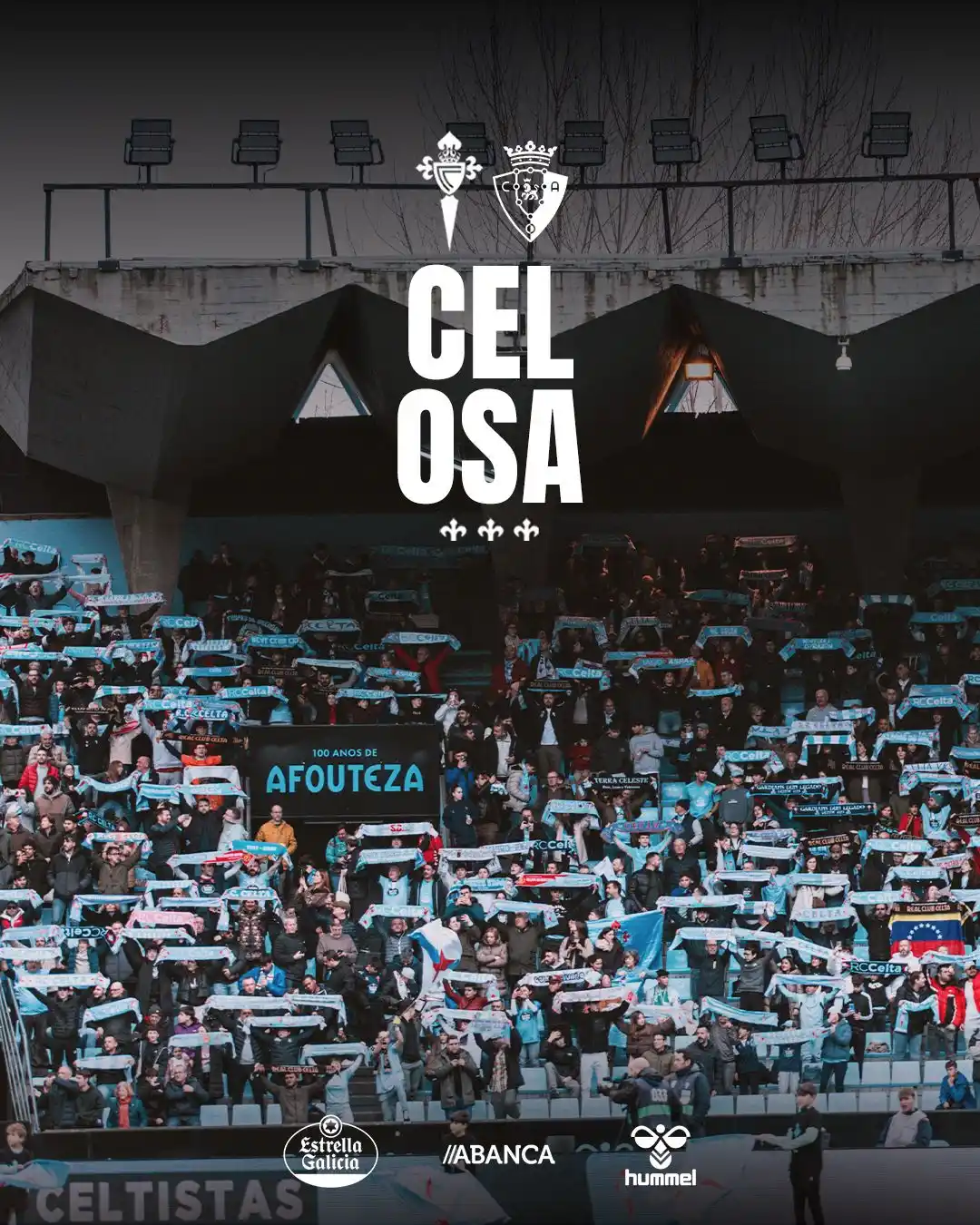 Image from RC Celta: Hoxe xoga o noso 𝗖𝗘𝗟𝗧𝗔! 🩵  🆚 CA Osasuna  🏆 LALIGA EA SPORTS X2...