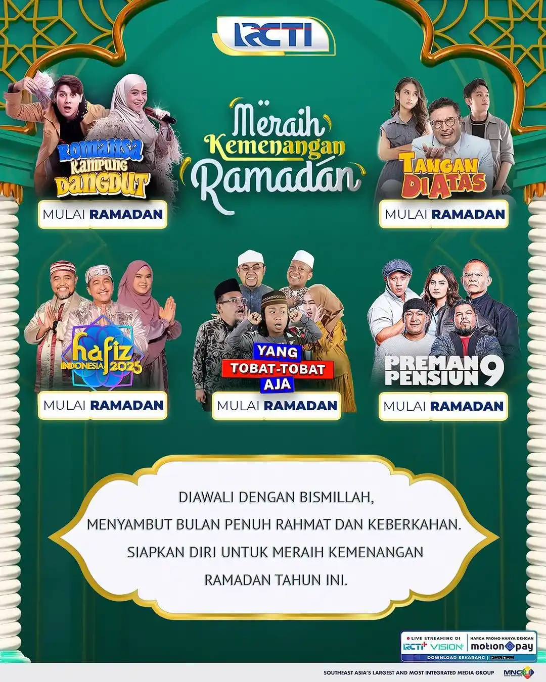 Image from RCTI : Bukan cuma liburan aja yang bisa kamu plan dari jauh-jauh hari tapi ta...