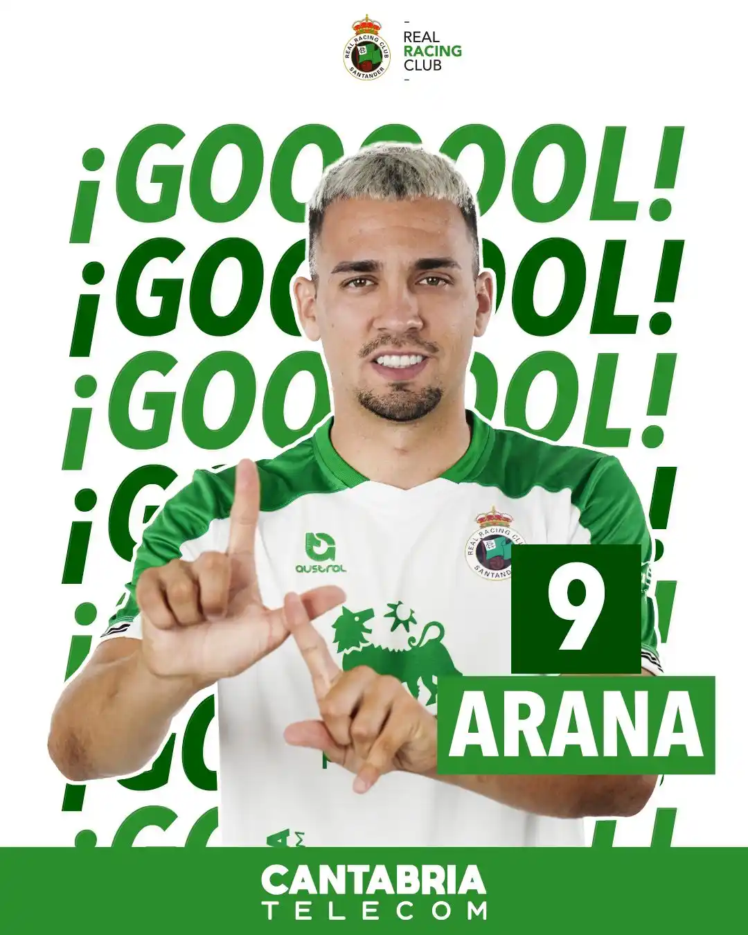Image from Real Racing Club: 🎯 ¡GOL DE ARANA! MIN 31 (1-1) <a class="text-blue-500 hover:underline...