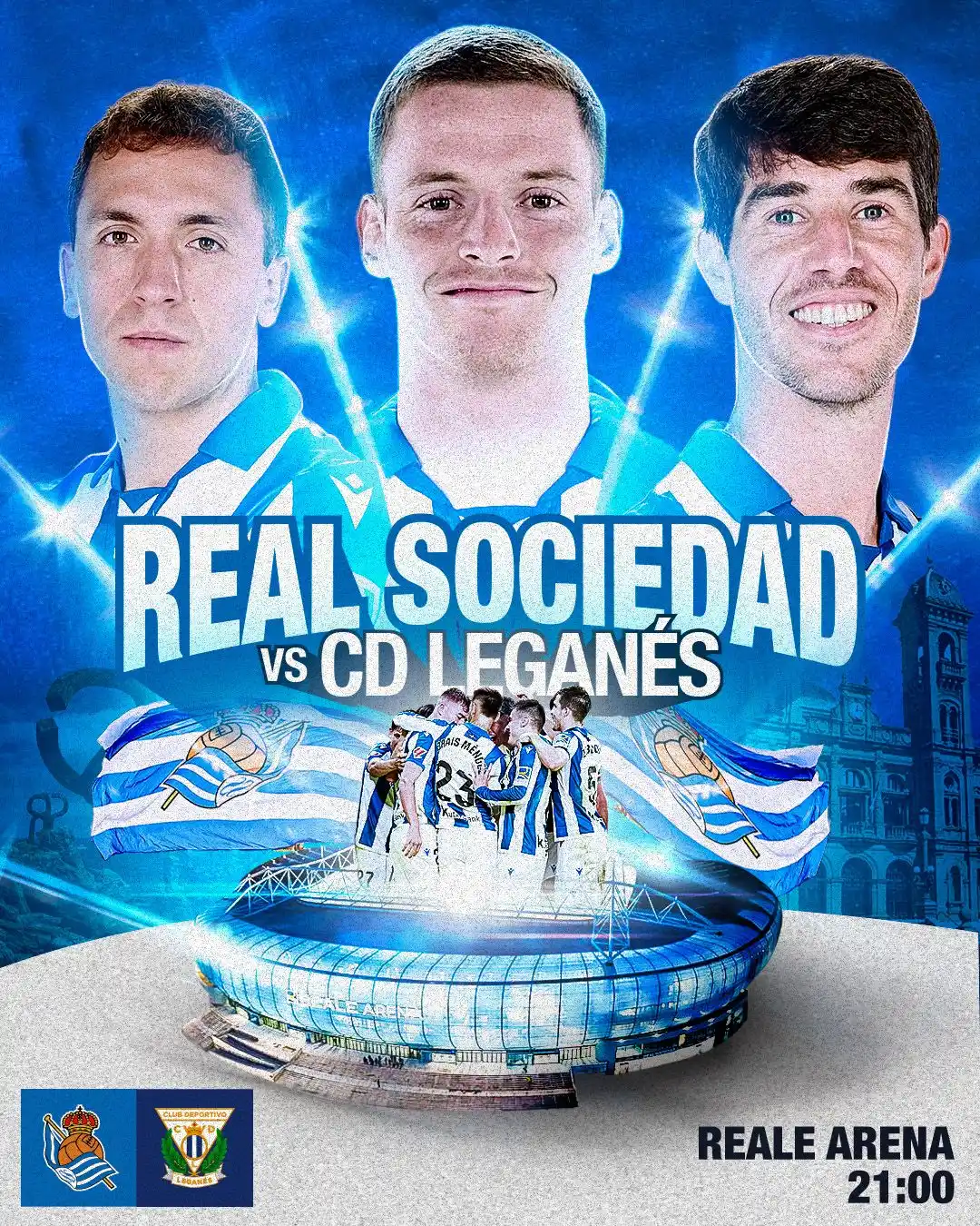 Image from Real Sociedad: 🔥 𝗘𝗧𝗫𝗘𝗔𝗡 𝗦𝗘𝗡𝗗𝗢 𝗝𝗔𝗥𝗥𝗔𝗜𝗧𝗭𝗘𝗥𝗔! 🆚 CD Leganés 🏟 Re...