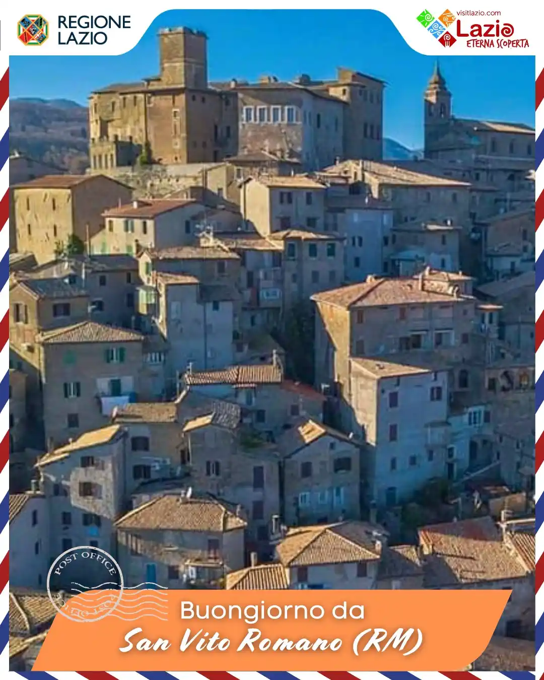 Image from Regione Lazio: _Buongiorno da San Vito Romano (RM)!_ 🧡 Un borgo in collina noto com...
