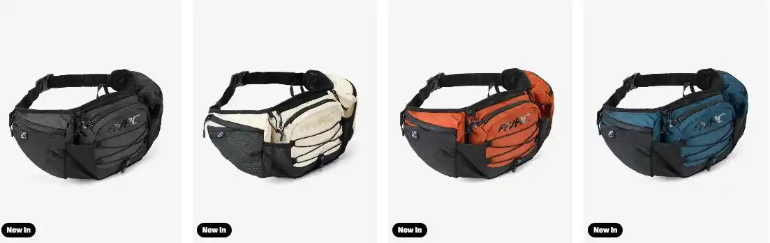 Image from RevolutionRace: *Explor Hip Pack -* Anthracite, Tofu, Rusty Orange, Moonlit Ocean😍💯 ...