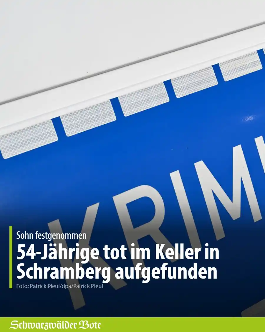 Image from Schwarzwälder Bote: Am *Freitag* ist in *Schramberg* eine *54-Jährige* *tot* im *Keller* e...
