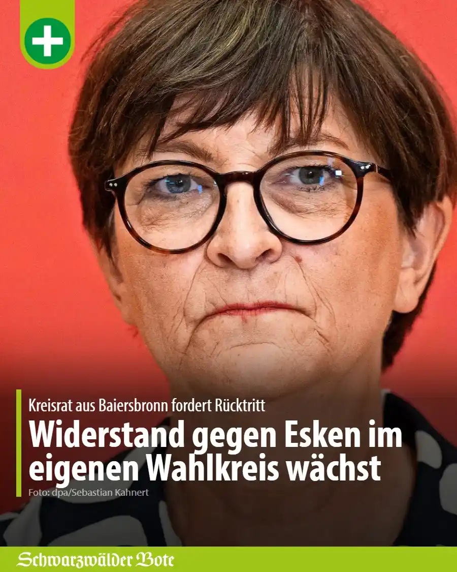 Image from Schwarzwälder Bote: 🇩🇪 Nach der *Schlappe der SPD bei der Bundestagswahl* werden immer m...