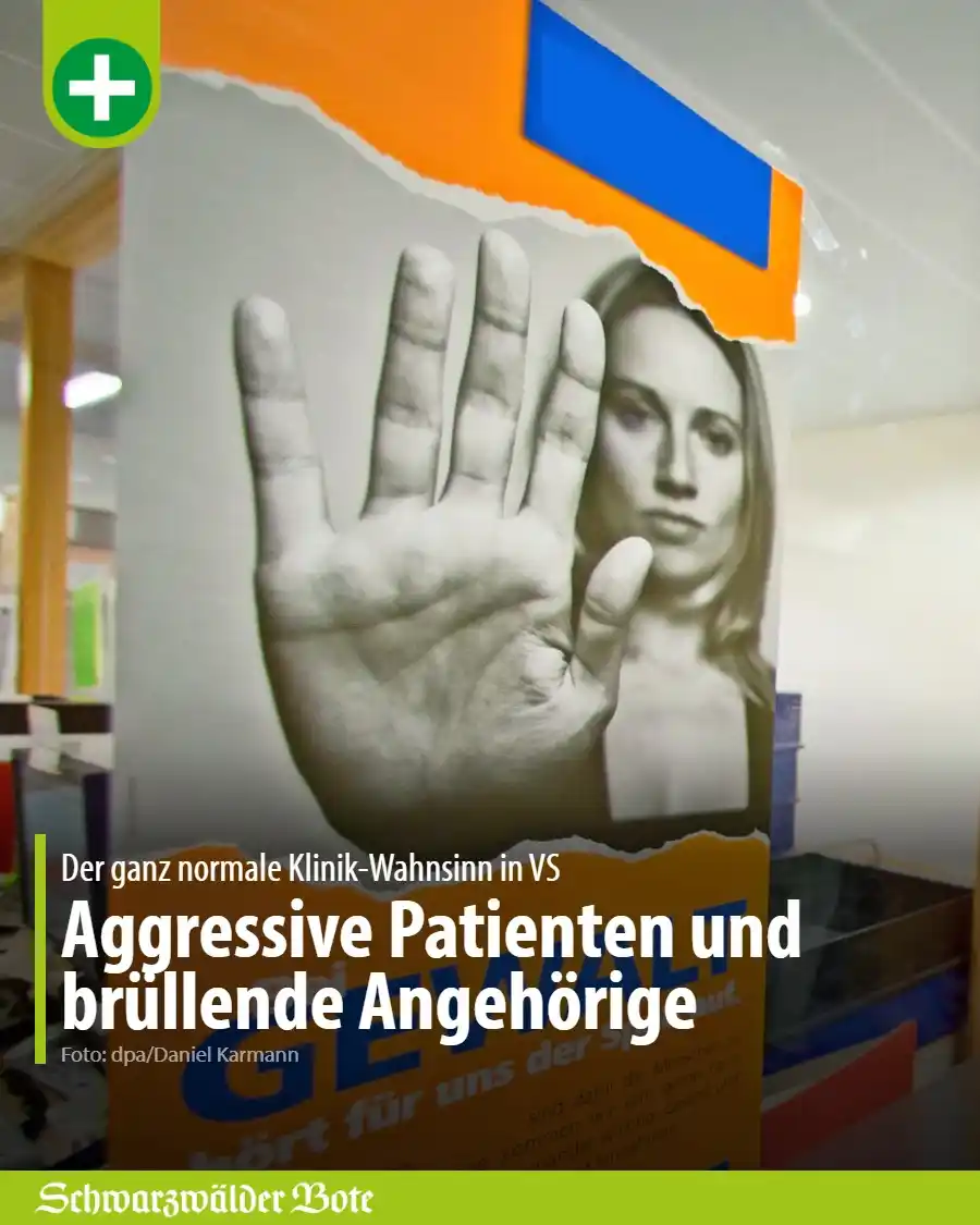 Image from Schwarzwälder Bote: 🤜🫥 Die Nerven liegen blank. Es wird *häufig geschrien, beleidigt, be...