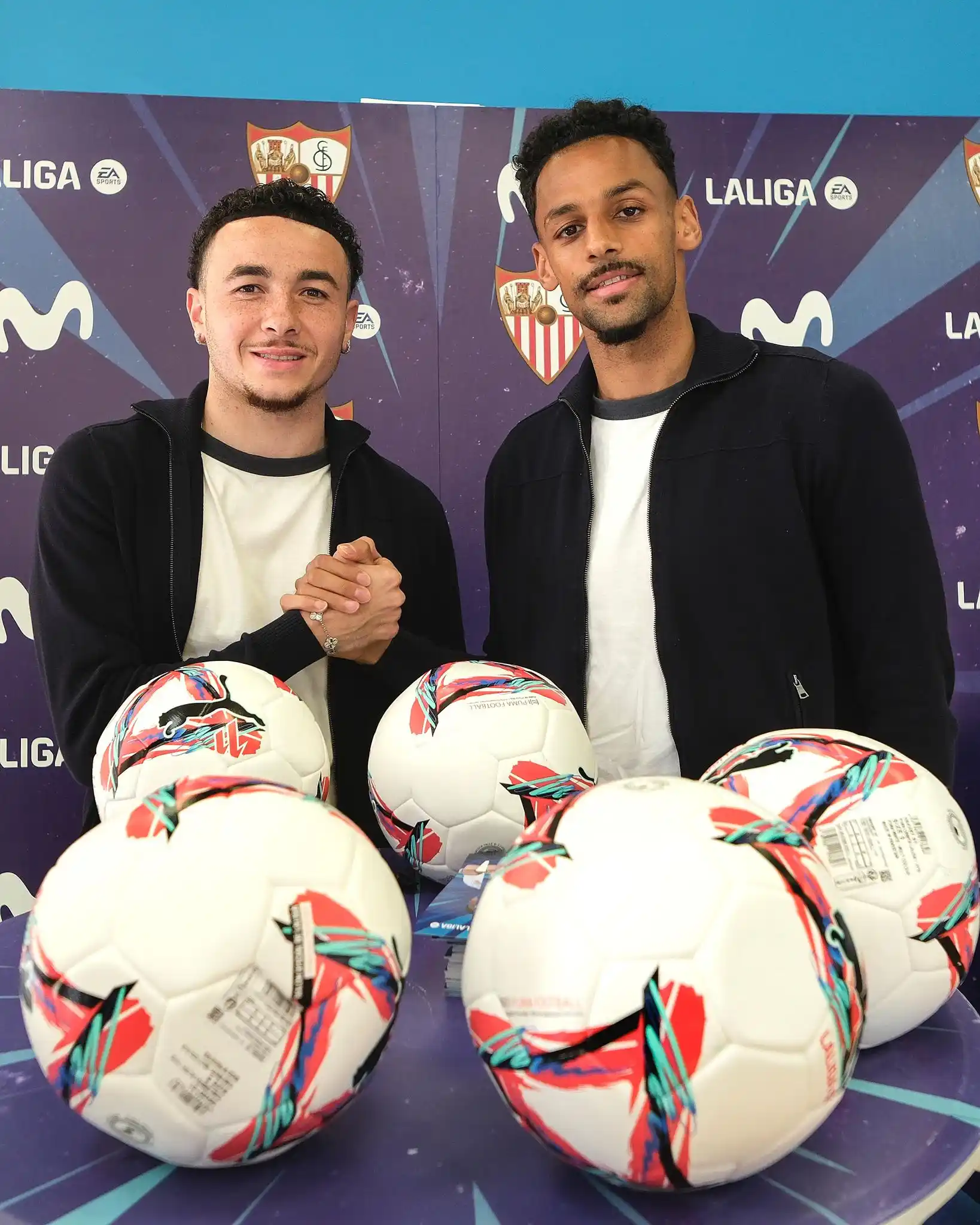 Image from Sevilla FC: 🖊️Sow y Vargas fueron esta tarde los protagonistas del 'Espacio Movis...