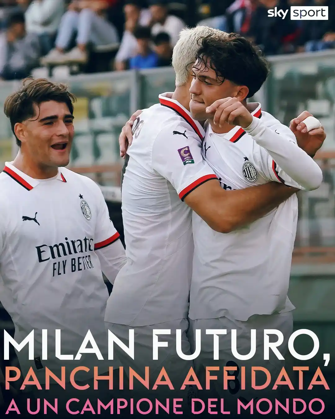 Image from Sky Sport Italia: *L'ufficialità dopo l'esonero di Bonera* 🔗 https://tinyurl.com/Allen...