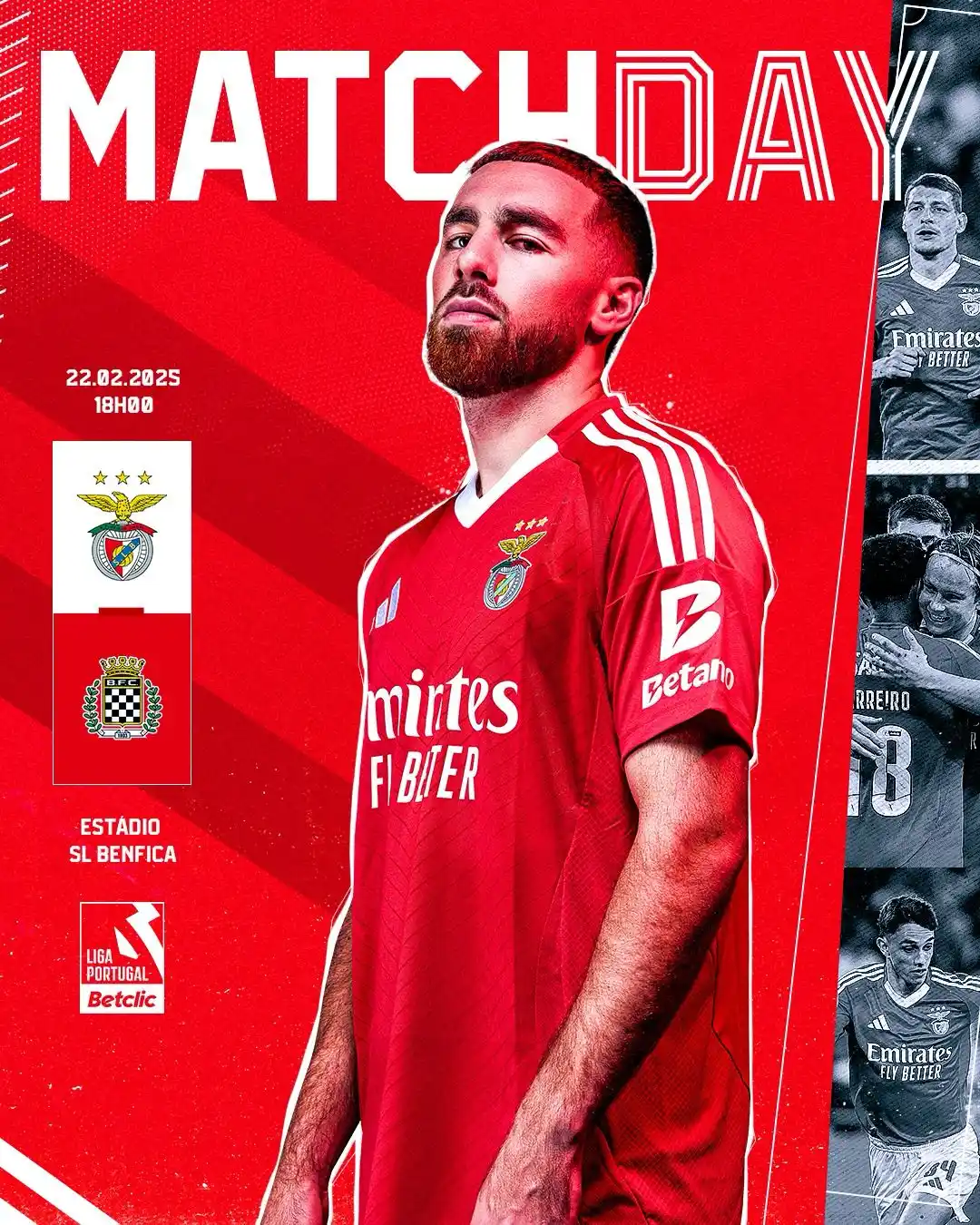 Image from Sport Lisboa e Benfica: 𝗠𝗔𝗧𝗖𝗛𝗗𝗔𝗬 🦅 🔜 23.ª jornada da <a class="text-blue-500 hover:...