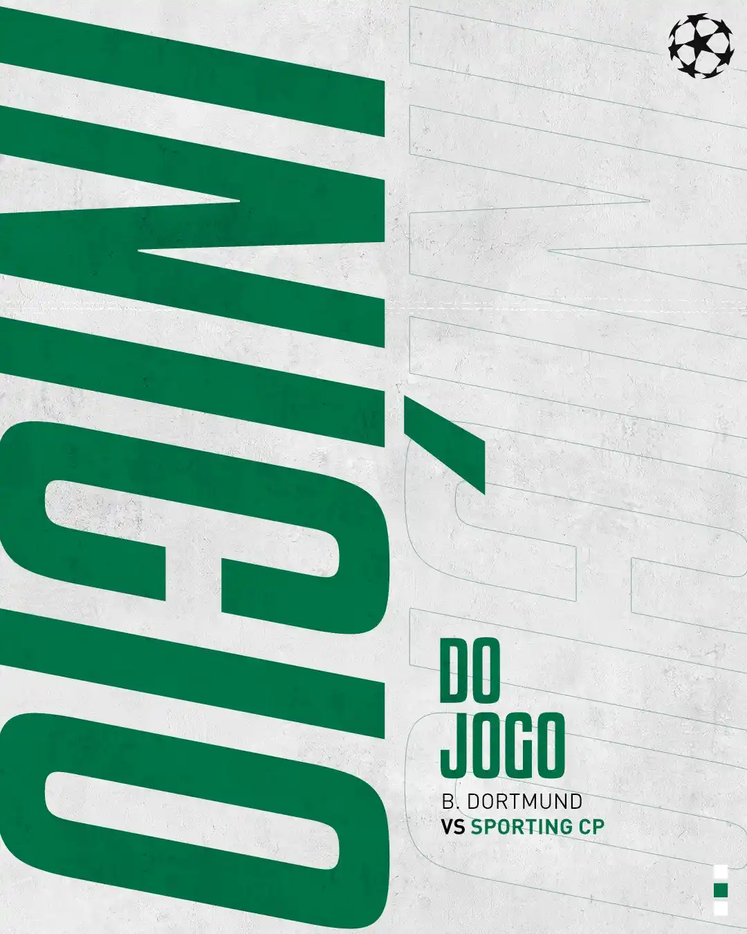 Image from Sporting CP: ▶ Começa a partida ⚽ Vamos, Leões 💪  🟡 0-0 ⚪ // <a class="text-blue-...