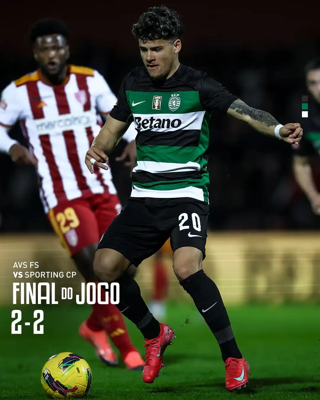 Image from Sporting CP: ⏹ Empate dos Leões, na 23.ª jornada da <a class="text-blue-500 hover:u...