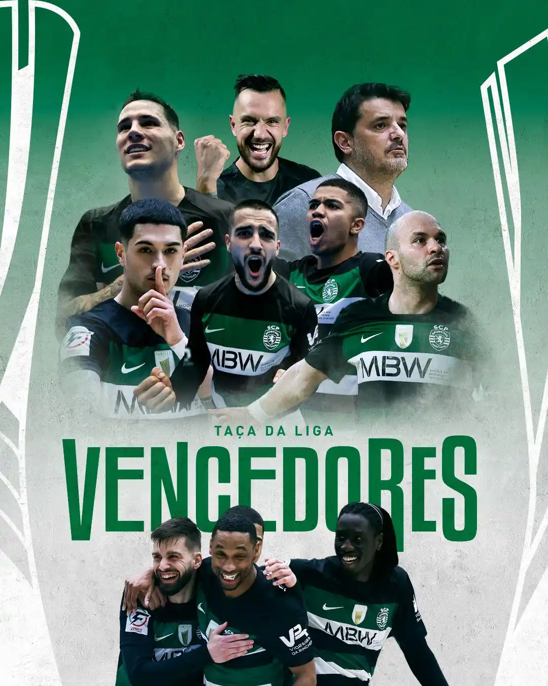 Image from Sporting CP: 🏆 𝐕𝐄𝐍𝐂𝐄𝐃𝐎𝐑𝐄𝐒 da Taça da Liga 🏆 Os Leões do <a class="text...