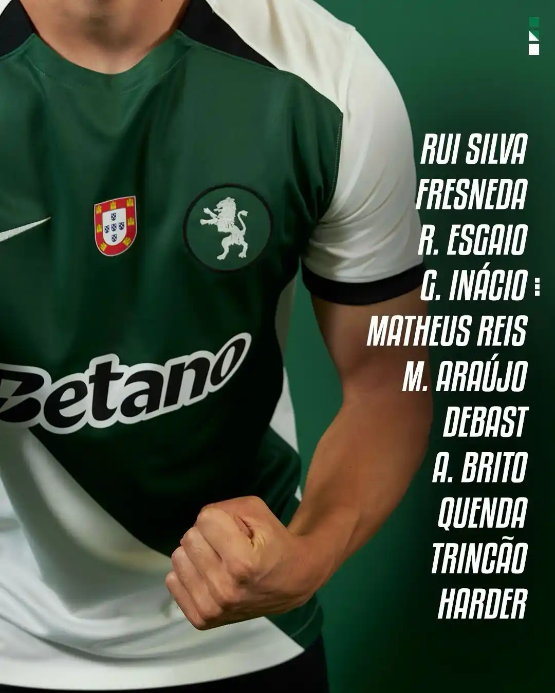 Image from Sporting CP: O nosso 𝙊𝙉𝙕𝙀 𝙄𝙉𝙄𝘾𝙄𝘼𝙇 para o jogo desta noite 👥 <a class="t...