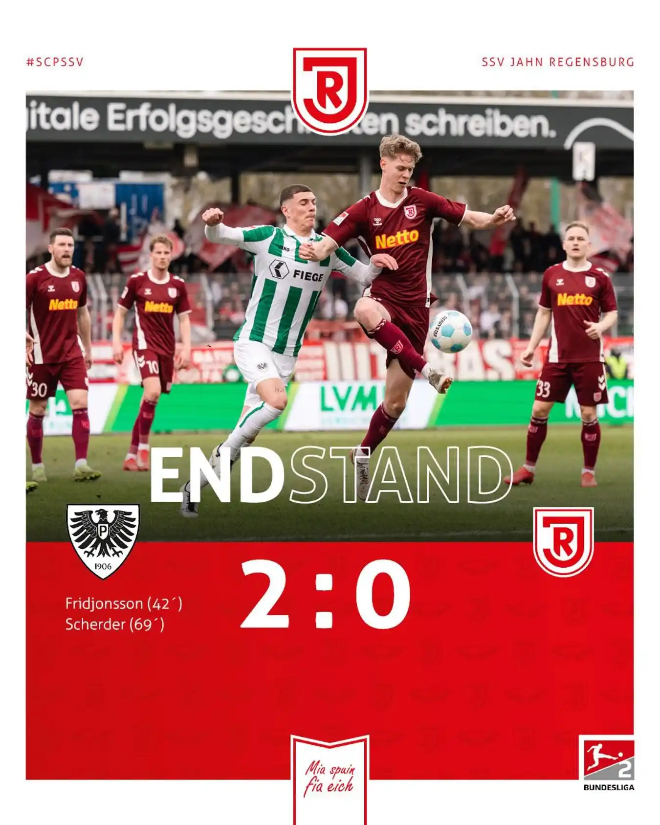 Image from SSV Jahn Regensburg: ⏹️ Die Jahnelf verliert in Münster 😕📸 Köglmeier  🎙️ Die Stimmen zum...