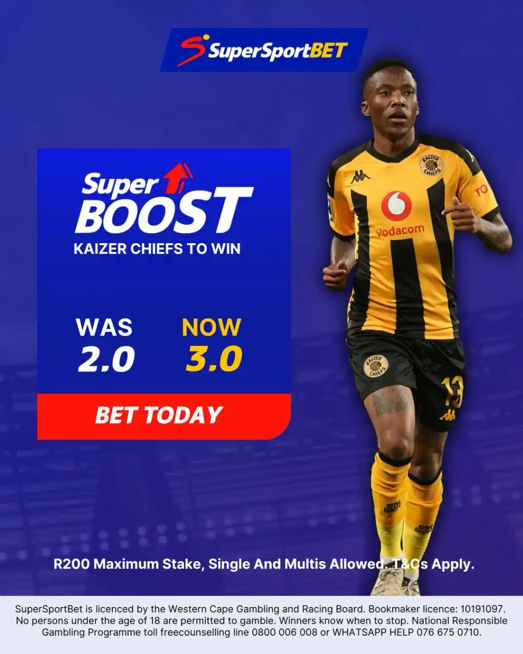 Image from SuperSport: Glamour boys ✌️are back in league action.  We’re backing Kaizer Chiefs...