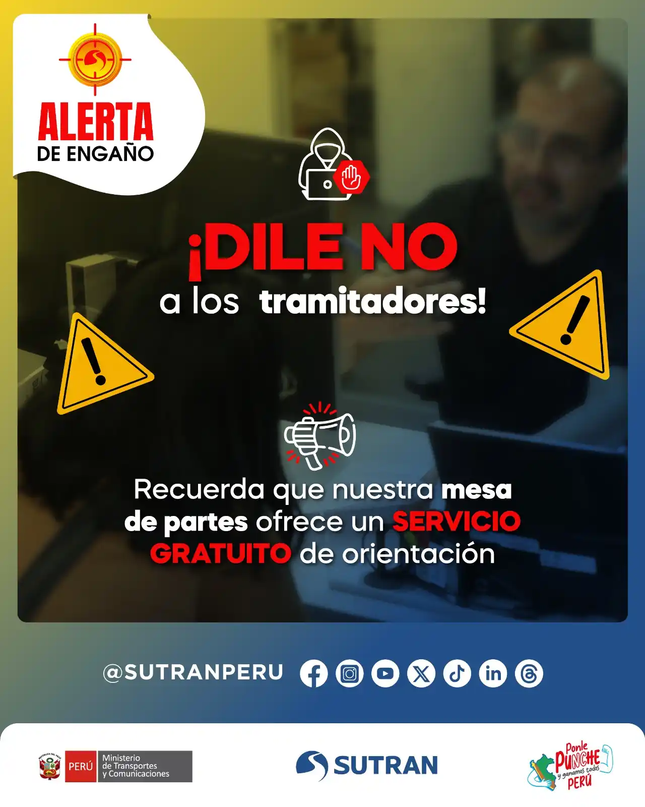 Sutran Perú post