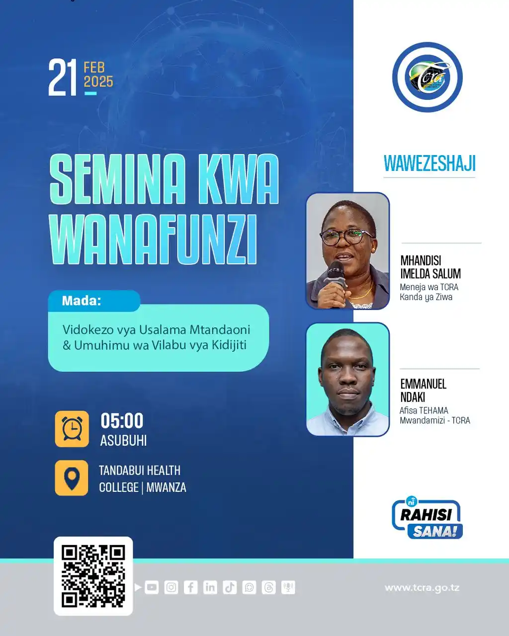 Image from TCRA TANZANIA: 📍MWANZA - 21/02/2025 <a class="text-blue-500 hover:underline cursor-p...
