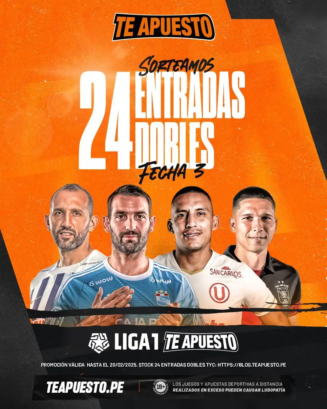 Image from Te Apuesto: *¡SORTEAMOS 24 ENTRADAS DOBLES!*🔥🏆 ¡Cracks! Inicia la fecha 3 de la...