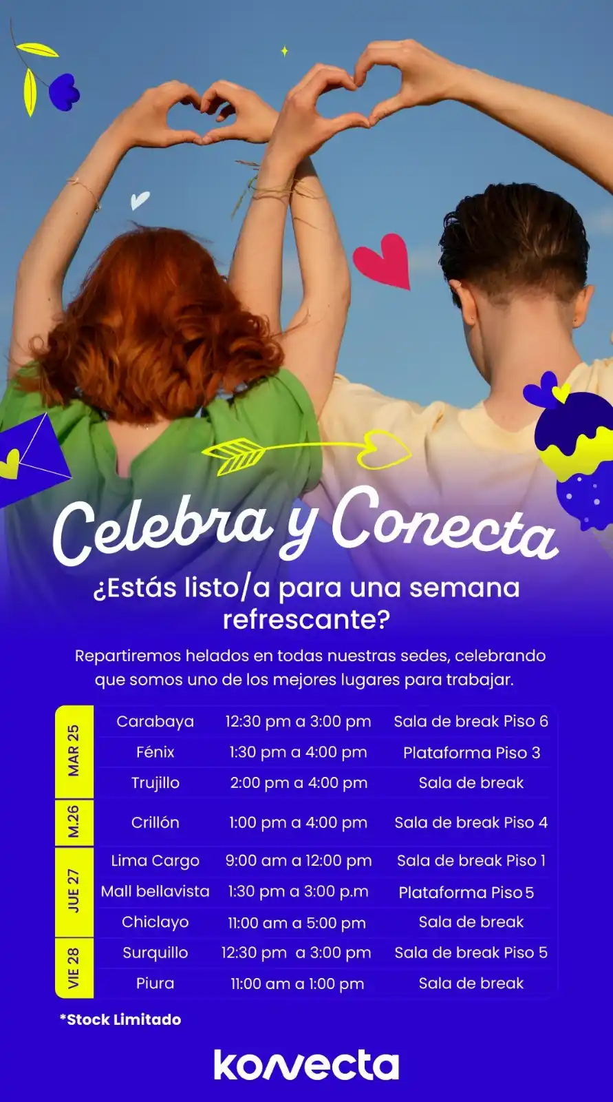 Image from TEAM CONECTADOS! 👥: *¿Estás listo/a para una semana refrescante?* 🍦 Te esperamos en tu ...