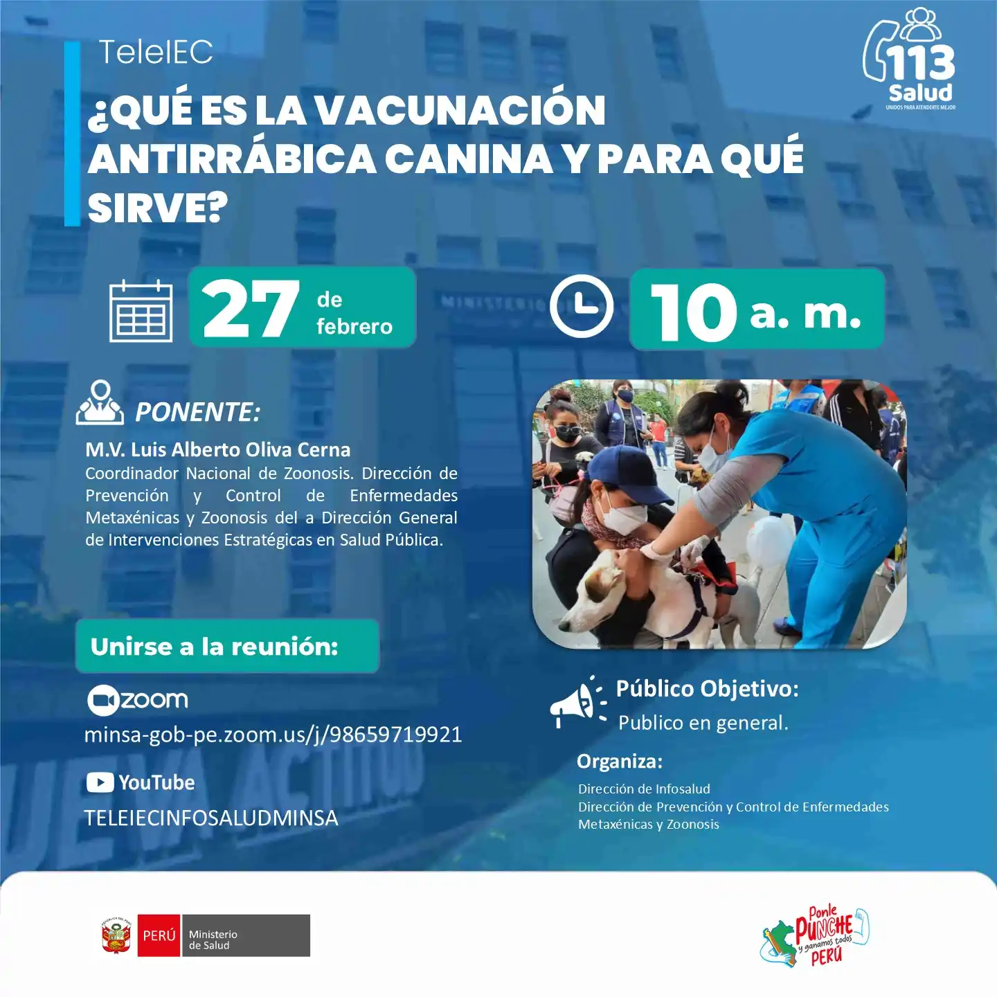 Image from Telesalud Minsa Perú: 📌*[TeleIEC]* Los saludamos desde la Dirección de Infosalud, del Minis...