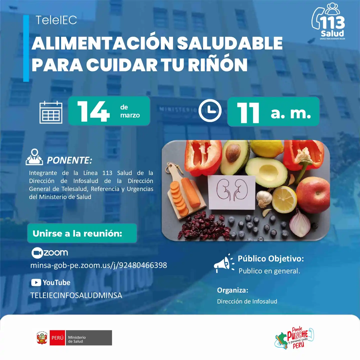 Image from Telesalud Minsa Perú: 📌*[TeleIEC]* Los saludamos desde la Dirección de Infosalud, del Minis...