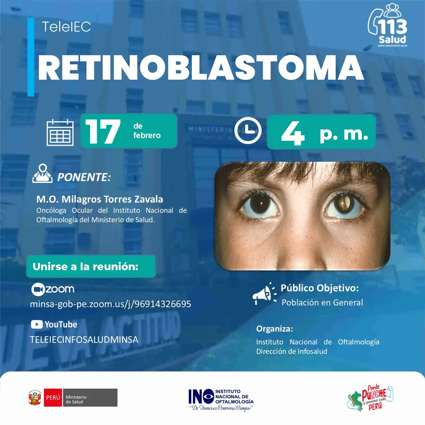 Image from Telesalud Minsa Perú: 📌 *[TeleIEC]* 🔊👨🏻‍⚕👩🏾‍⚕Los saludamos desde el Ministerio de Salu...