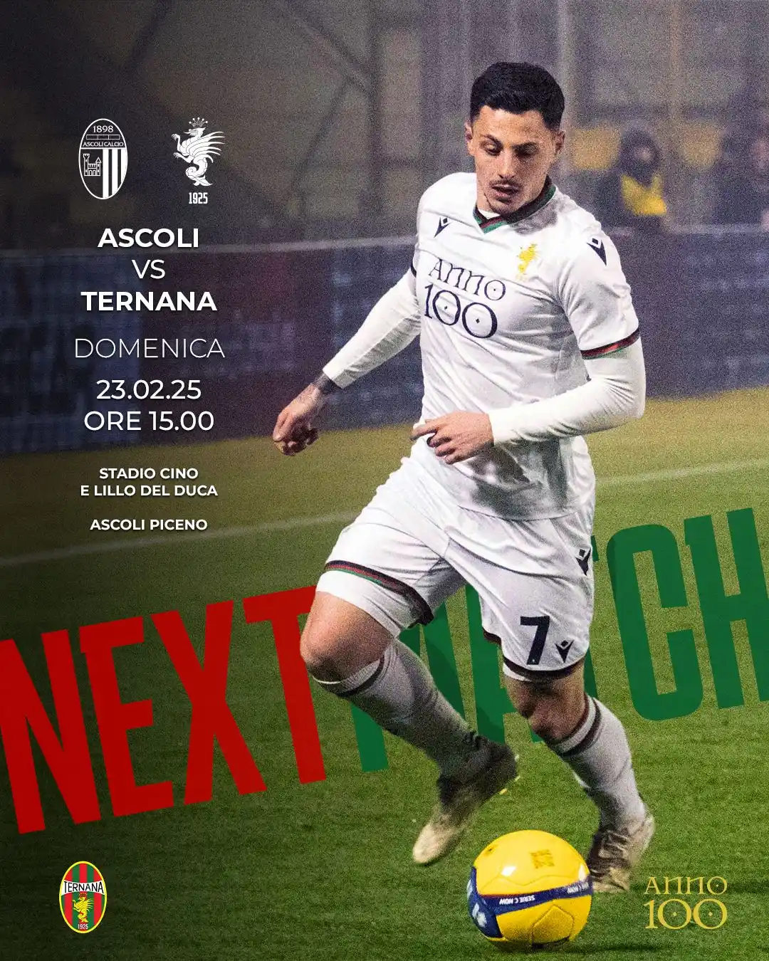 Image from Ternana Calcio: 🔜 𝐍𝐄𝐗𝐓 𝐌𝐀𝐓𝐂𝐇 🔥🐉  🕦 15:00 🆚 ASCOLI  <a class="text-blue-5...