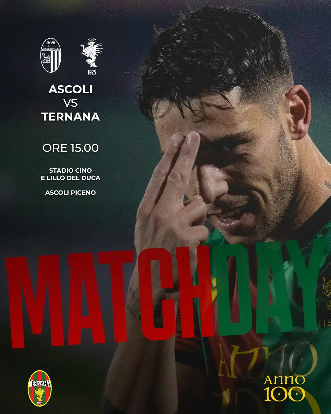 Image from Ternana Calcio: π₯π πππππ πππ ππ₯ π¦ 15:00 π ASCOLI <a class="text-blue...