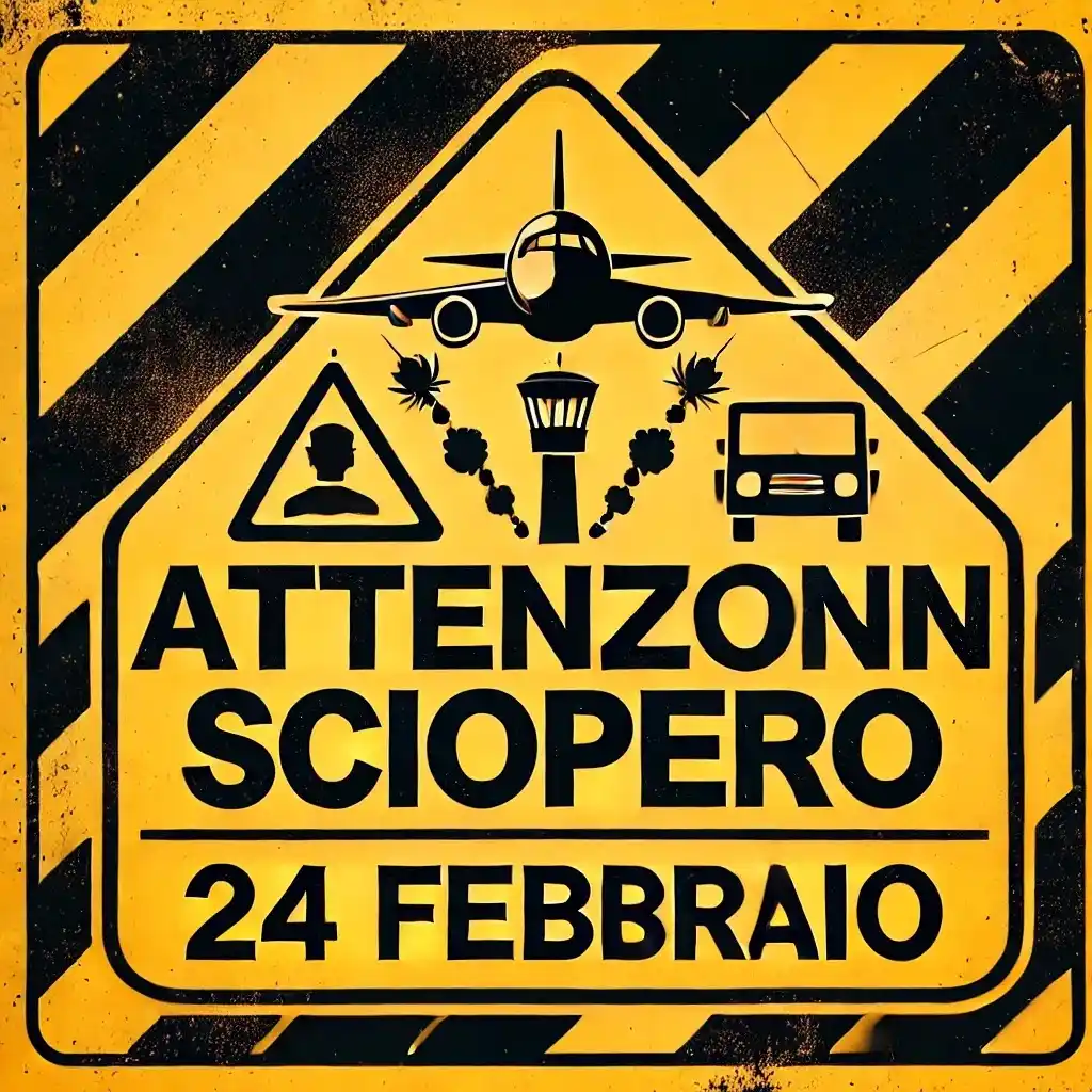 Image from The Flight Club: Per tutti i dettagli https://www.theflightclub.it/2025/02/sciopero-del...