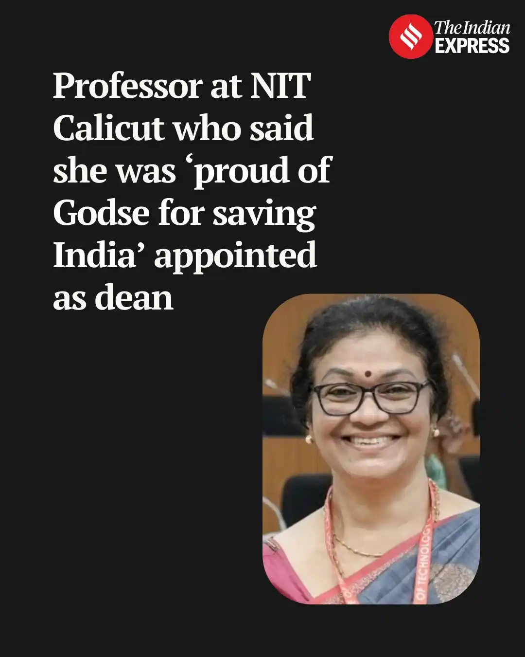 Image from The Indian Express: The appointment of Dr A Shaija, a National Institute of Technology Cal...