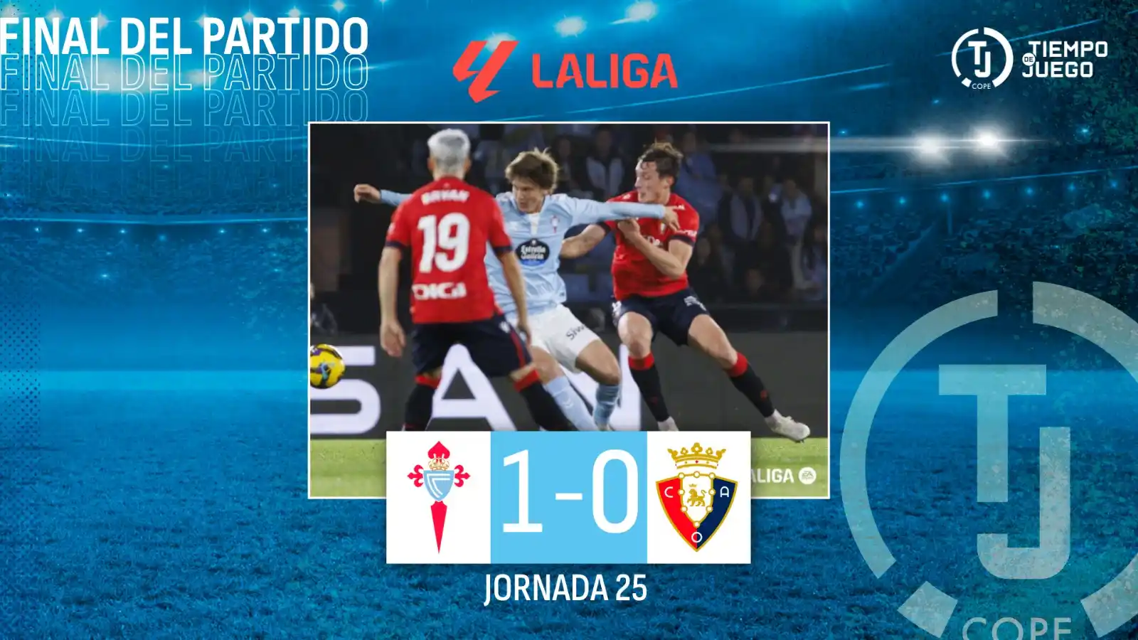Image from Tiempo de Juego COPE: 💥 ¡Final en Vigo! Aspas le da la victoria al Celta desde el punto de ...