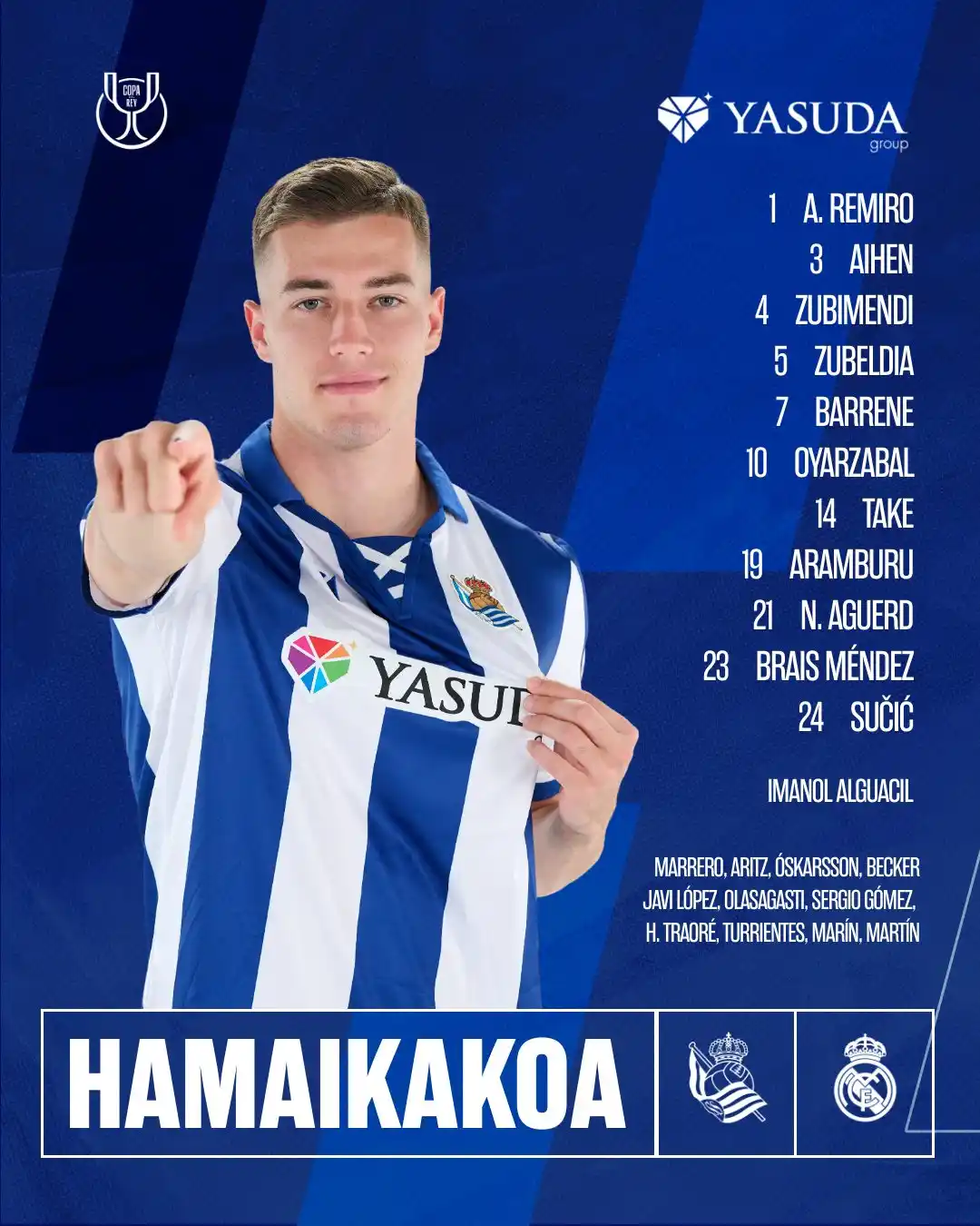 Image from Tiempo de Juego COPE: 💥 ¡Ya hay ONCE de la @RealSociedad ante el @realmadrid! 🏆 21:30 | An...
