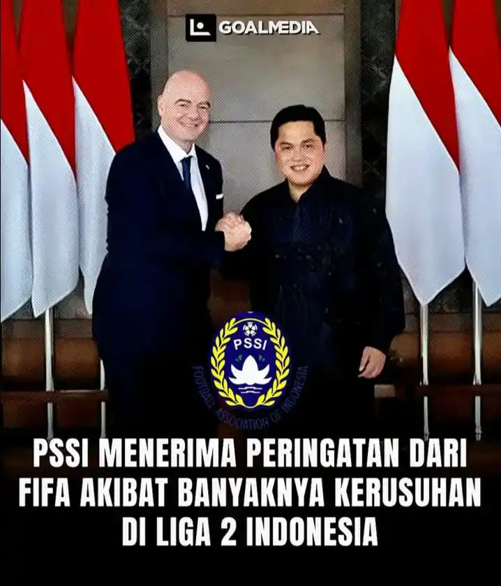 Image from ๐๐๐ข๐ฃ๐๐จ_๐๐ค๐ง๐: PSSI menerima peringatan dari FIFA akibat banyaknya kerusuhan di Liga ...