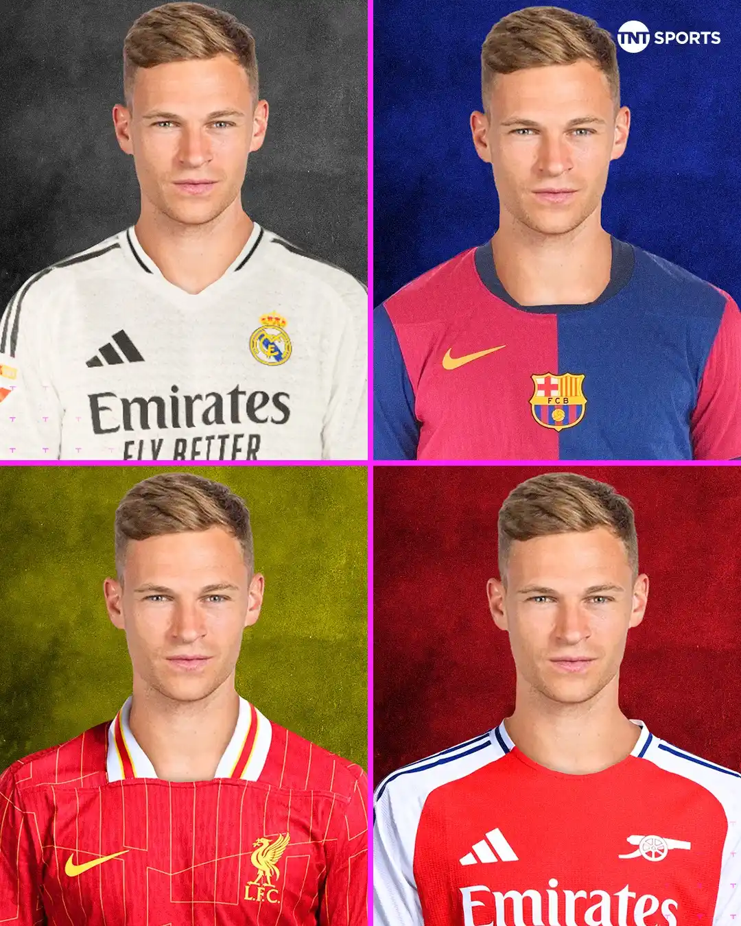 Image from TNT Sports México: ¿En cuál de estos equipos te gustaría ver a Joshua Kimmich jugando <a ...
