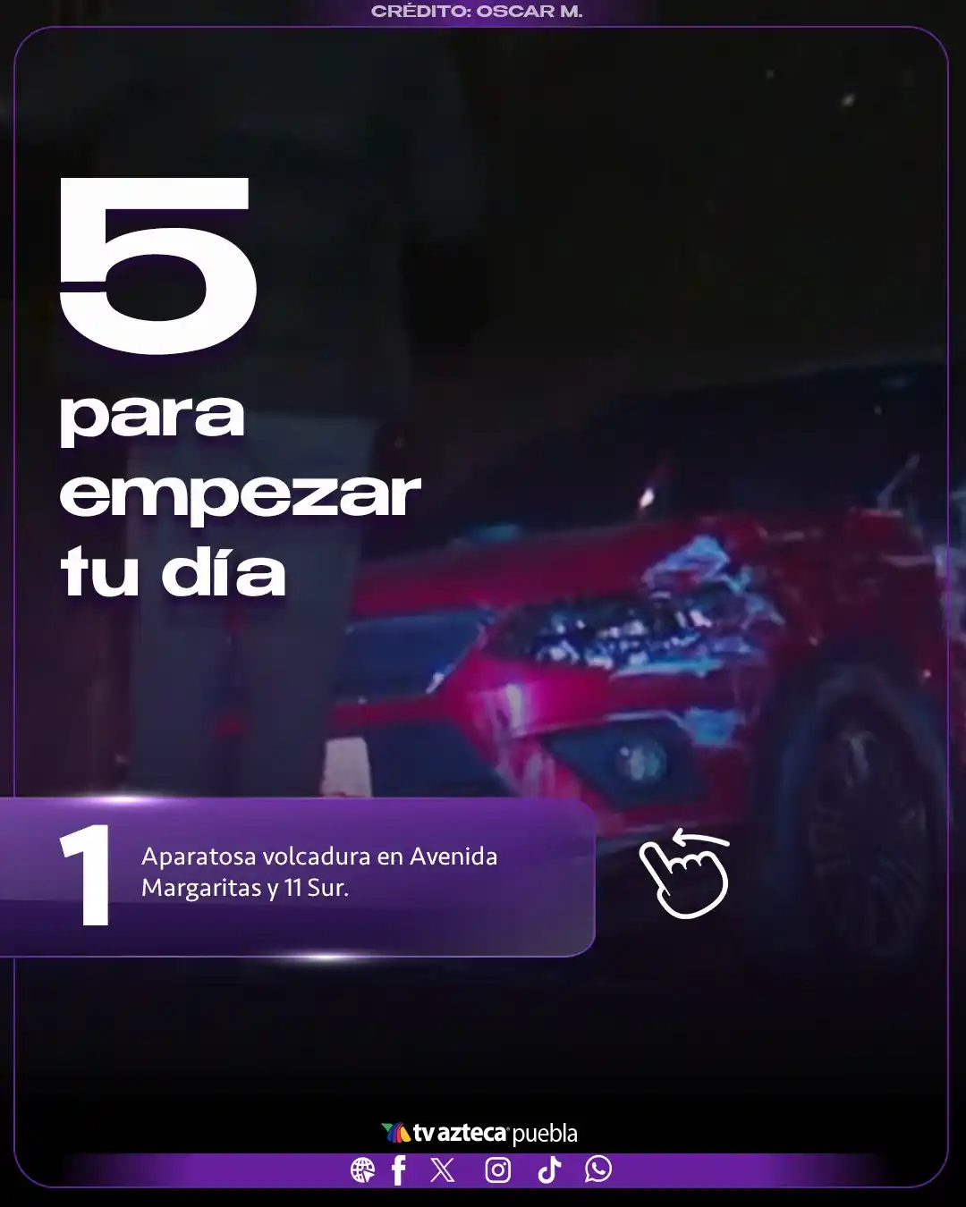 Image from TV Azteca Puebla: Comienza la jornada con las <a class="text-blue-500 hover:underline cu...