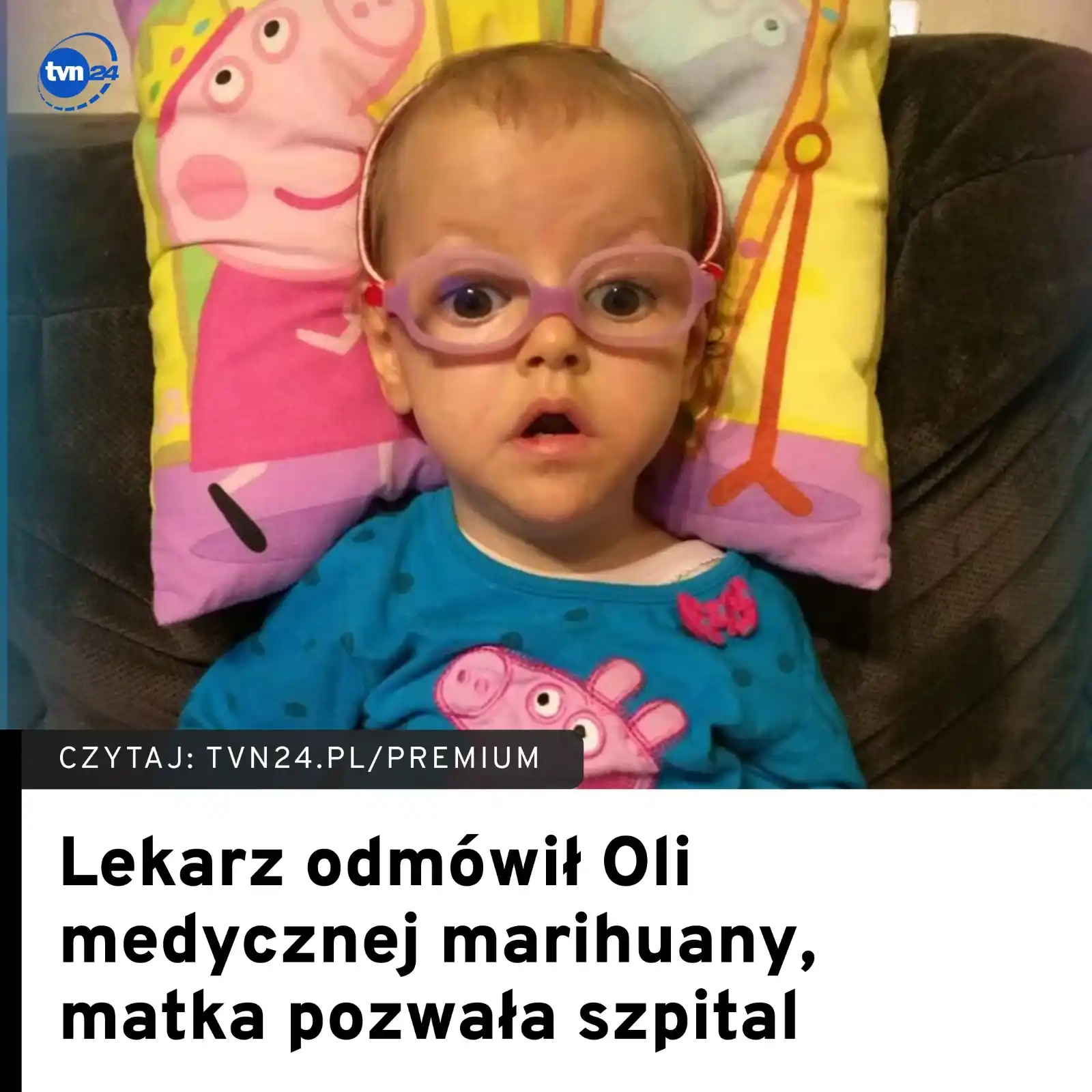Image from TVN24: Jej maleńkie ciało znosiło czasem kilkadziesiąt ataków padaczki w ciąg...