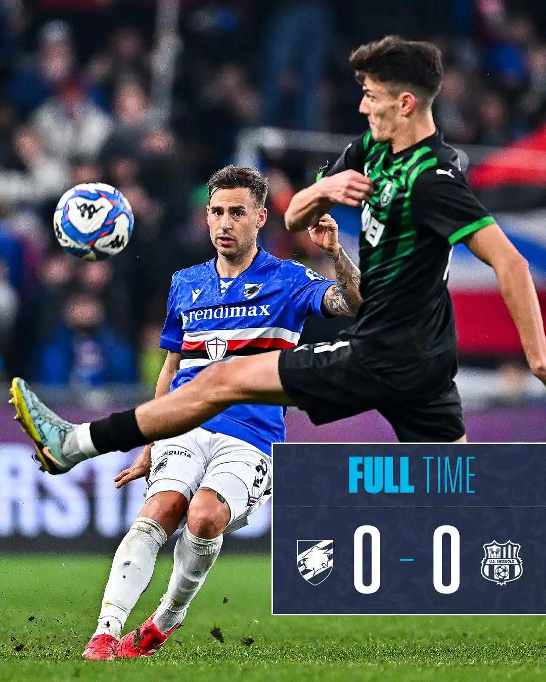 Image from U.C. Sampdoria : ⏹️ | FULL TIME <a class="text-blue-500 hover:underline cursor-pointer...