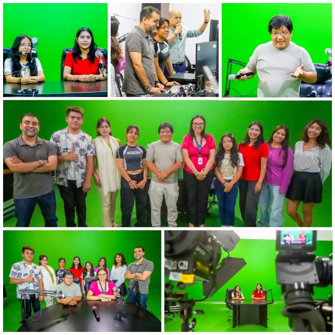 Image from UCV_LosOlivos: 🎤🎥 *Detrás de cámaras con Aldo Cadenas*  🎬✨ ¡Una experiencia de otr...