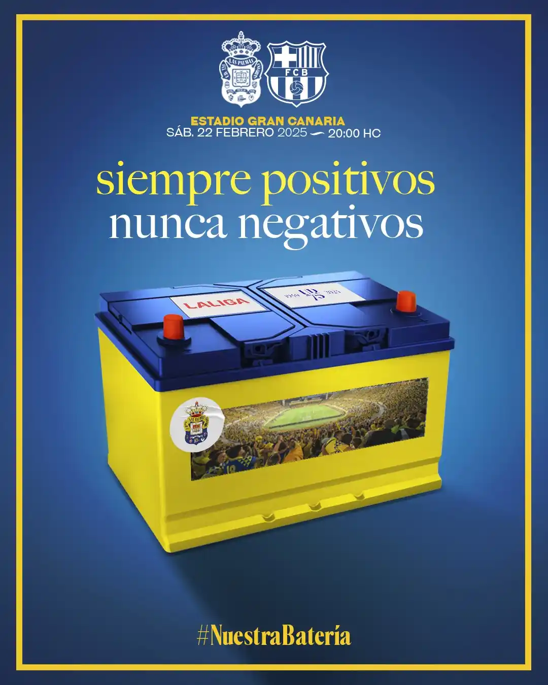 Image from UD Las Palmas: 👋🏽 ¡Buenos días, afición! Hoy nos espera un partido de alto voltaj...