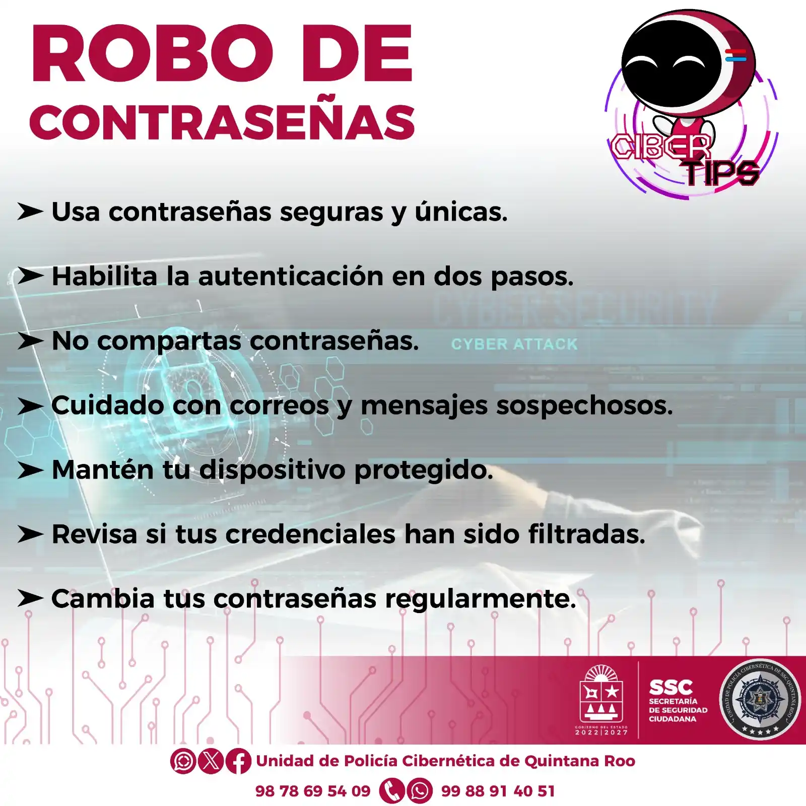 Unidad de Policía Cibernética de Quintana Roo post