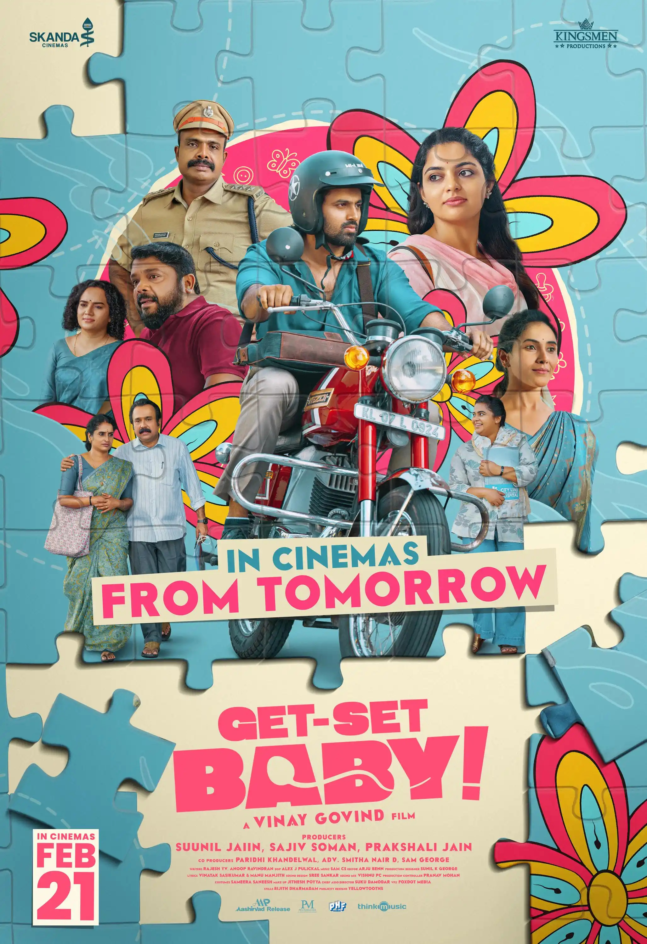 Image from Unni Mukundan: The wait is finally over! ⏳🔥 ‘Get Set Baby’ is hitting theatres tomor...