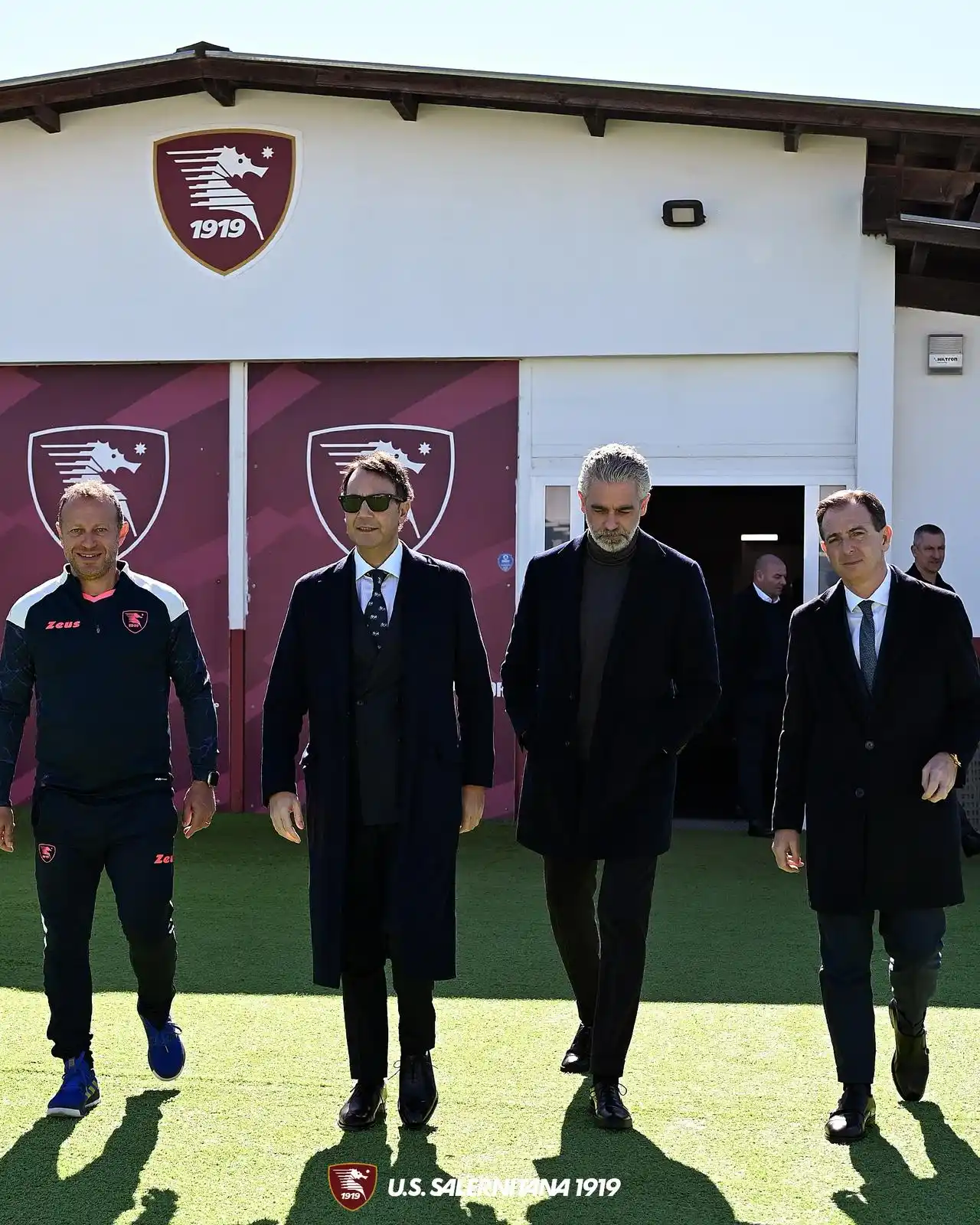 Image from U.S. Salernitana 1919: Quest’oggi il patron Danilo Iervolino ha fatto visita alla squadra al ...