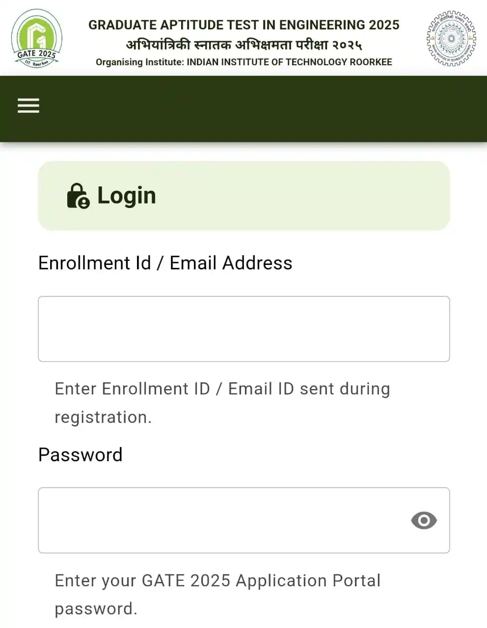 Image from ๐๐๐๐๐๐ ๐๐๐๐: *GATE_2025* *๐ Response Key Released.* https://goaps.iitr.ac.in/log...