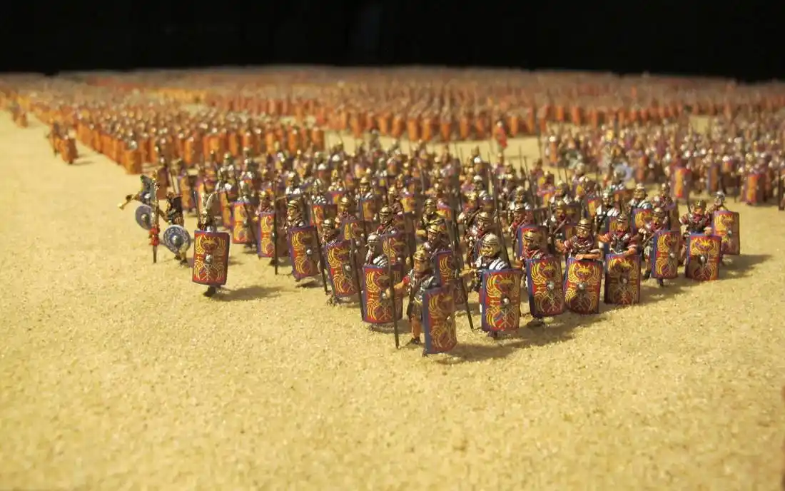 Image from Volksfreund aktuell: Tausende Soldaten des Römischen Reiches: Damit zog einst Kaiser Marc A...